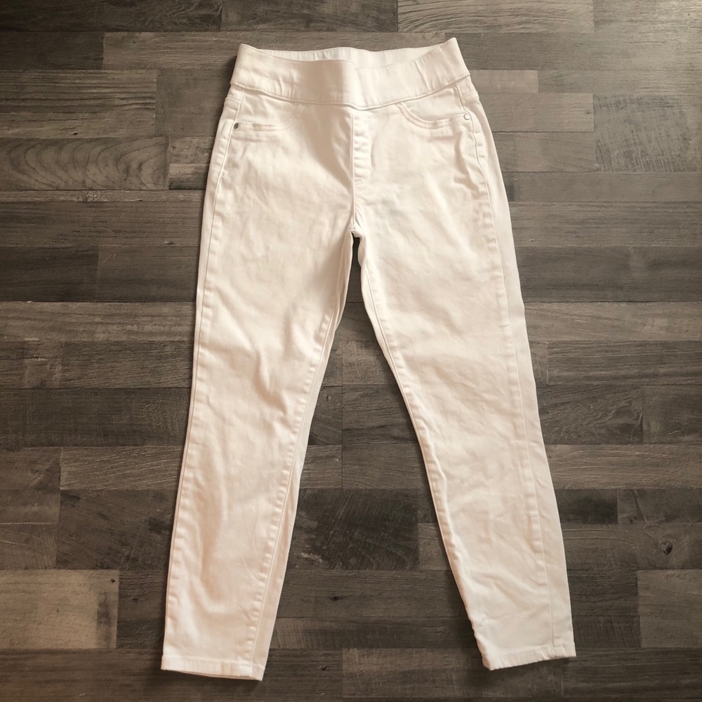 Simply Vera Vera Wang White Slimming Stretch Pants